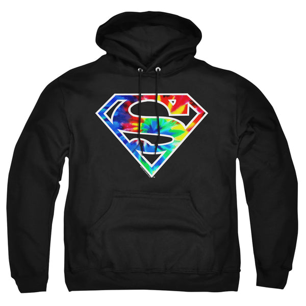 Superman - Superman Tie Dye Logo Adult Pull Over Hoodie