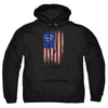 Superman - Old Glory Shield Adult Pull Over Hoodie