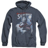 Superman - Honor And Protect Adult Heather Hoodie