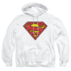 Superman - Airbrush Shield Adult Pull Over Hoodie