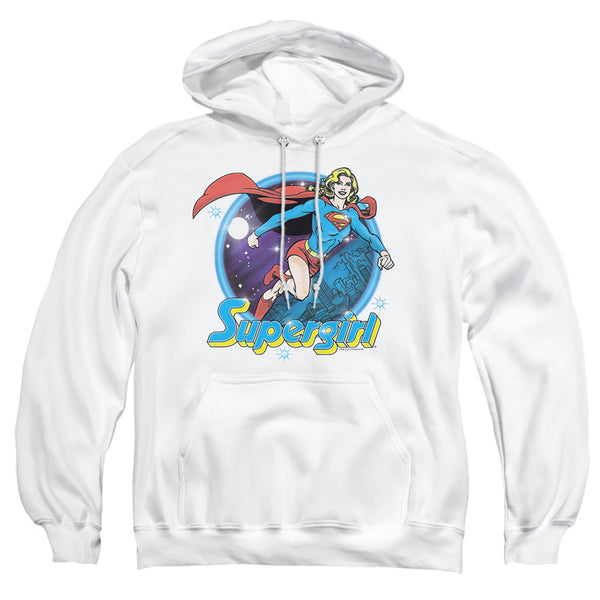 Superman - Supergirl Airbrush Adult Pull Over Hoodie