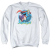 Superman - Supergirl Airbrush Adult Crewneck Sweatshirt