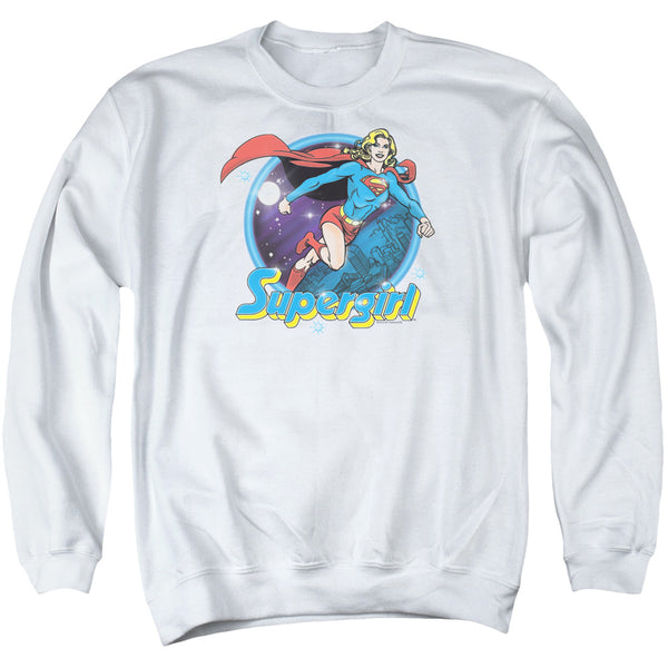 Superman - Supergirl Airbrush Adult Crewneck Sweatshirt