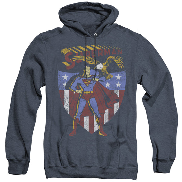 Superman - All American Adult Heather Hoodie