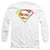 Superman - Spiral Tie Dye Logo Adult Long Sleeve Shirt