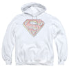 Superman - Rough Scribble Logo Adult Pull Over Hoodie