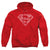 Superman - Rough Paisley Logo Adult Pull Over Hoodie