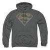 Superman - Rough Animal Logo Adult Pull Over Hoodie
