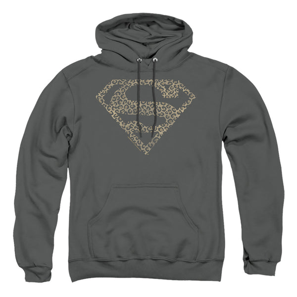 Superman - Rough Animal Logo Adult Pull Over Hoodie