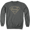 Superman - Rough Animal Logo Adult Crewneck Sweatshirt