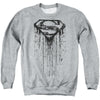 Superman Logo - Paint 2 Adult Crewneck Sweatshirt