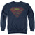 Superman Logo - Vintage Adult Crewneck Sweatshirt