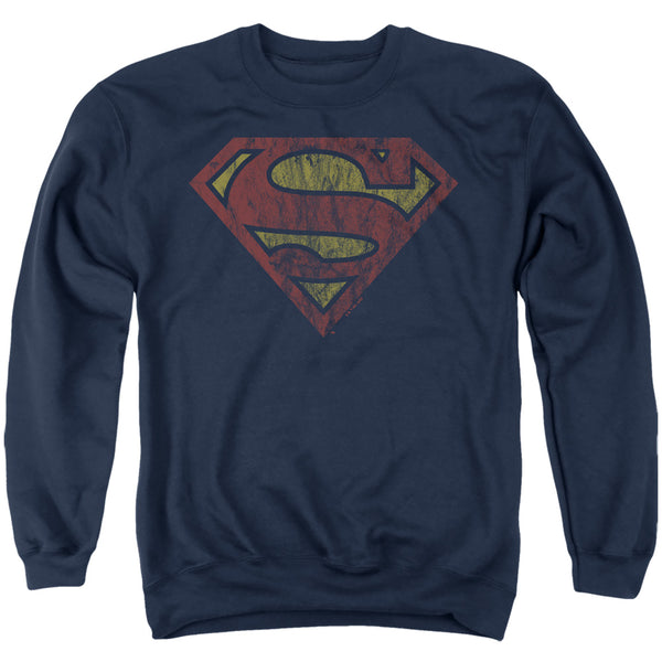 Superman Logo - Vintage Adult Crewneck Sweatshirt