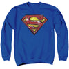 Superman - Superman Airbrush Logo Adult Crewneck Sweatshirt
