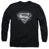 Superman - Biker Metal Adult Long Sleeve Shirt