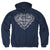 Superman - Tribal Steel Shield Adult Pull Over Hoodie