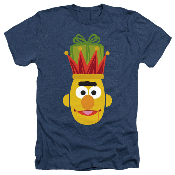 Sesame Street - Christmas Nutcracker Bert Adult Regular Fit Heather Short Sleeve