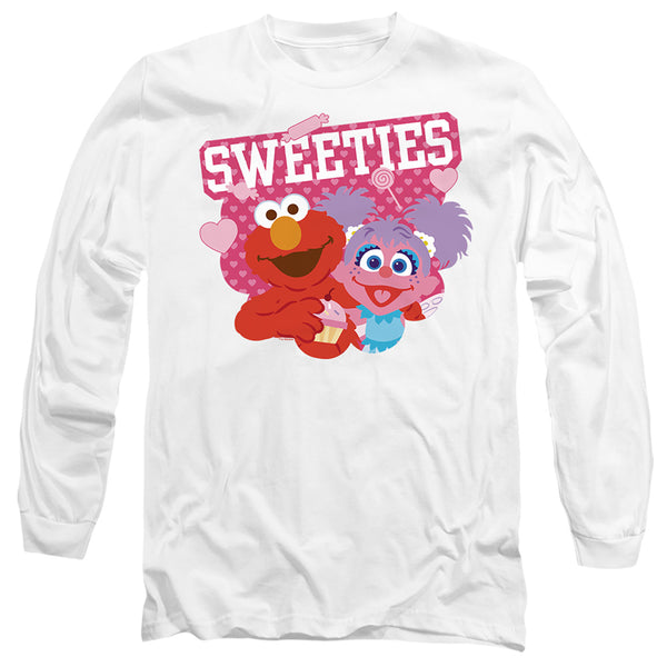 Sesame Street - Valentine'S Day Sweeties Elmo And Abby Adult Long Sleeve