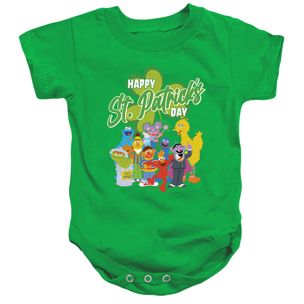 Sesame Street - St. Patrick'S Day Big Bird Elmo Cookie Monster Infant Snapsuit