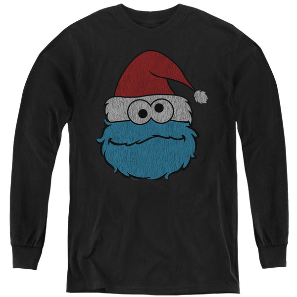 Sesame Street - Cookie Monster Christmas L - S Youth