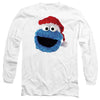 Sesame Street - Cookie Monster Christmas Hat Adult Long Sleeve