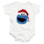 Sesame Street - Cookie Monster Christmas Hat Infant Snapsuit