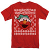 Sesame Street - Elmo Ugly Christmas Adult Regular Fit Short Sleeve