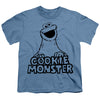 Sesame Street - Vintage Cookie Monster Youth Short Sleeve
