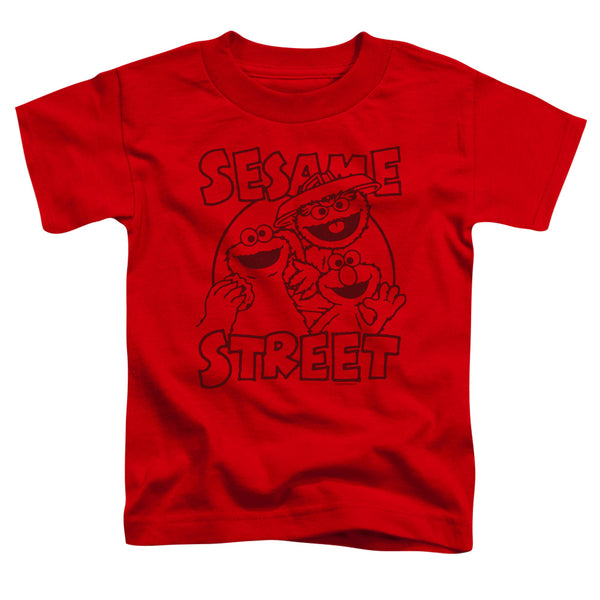 Sesame Street - Group Crunch Toddler Short Sleeve