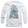 Sesame Street - All The Cookies Adult Long Sleeve