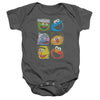 Sesame Street - Group Squares Infant Snapsuit