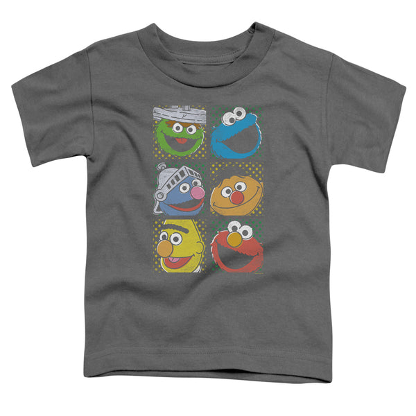 Sesame Street - Group Squares Toddler Short Sleeve