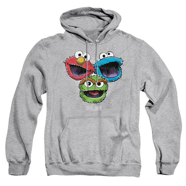 Sesame Street - Halftone Heads Adult Pullover Hoodie
