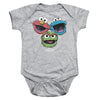 Sesame Street - Halftone Heads Infant Snapsuit