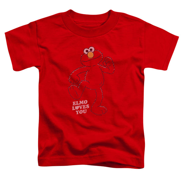 Sesame Street - Elmo Loves You Toddler Short Sleeve