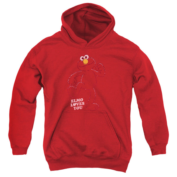Sesame Street - Elmo Loves You Youth Hooded Sweatshirt