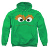 Sesame Street - Oscar The Grouch Face Adult Pullover Hoodie