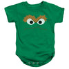 Sesame Street - Oscar The Grouch Face Infant Snapsuit