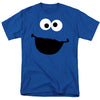 Sesame Street - Cookie Monster Face Adult Regular Fit Short Sleeve