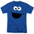 Sesame Street - Cookie Monster Face Adult Regular Fit Short Sleeve
