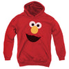 Sesame Street - Elmo Face Youth Hooded Sweatshirt