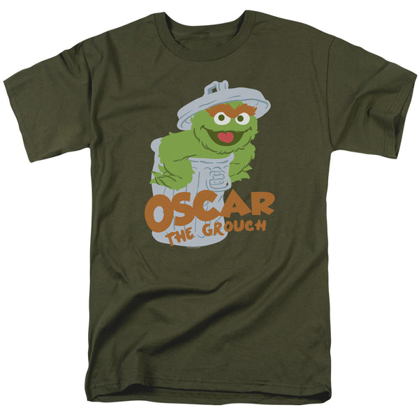 Sesame Street - Flat Oscar Adult Regular Fit Short Sleeve