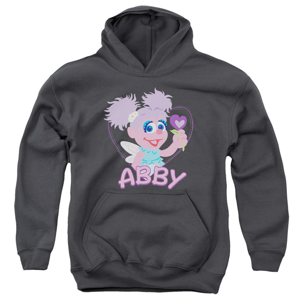 Sesame Street - Flat Abby Youth Hooded Sweatshirt