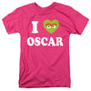Sesame Street - I Heart Oscar Adult Regular Fit Short Sleeve