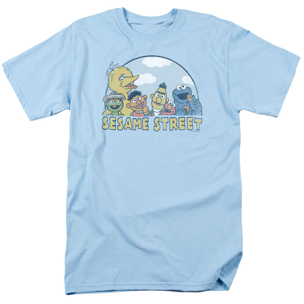 Sesame Street - Sesame Group Adult Regular Fit Short Sleeve