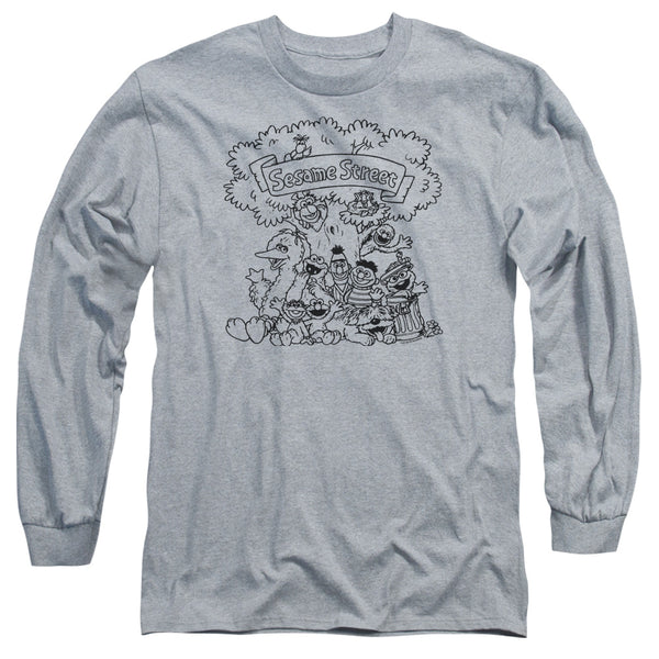 Sesame Street - Simple Street Adult Long Sleeve