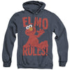 Sesame Street - Elmo Rules Adult Heather Hoodie
