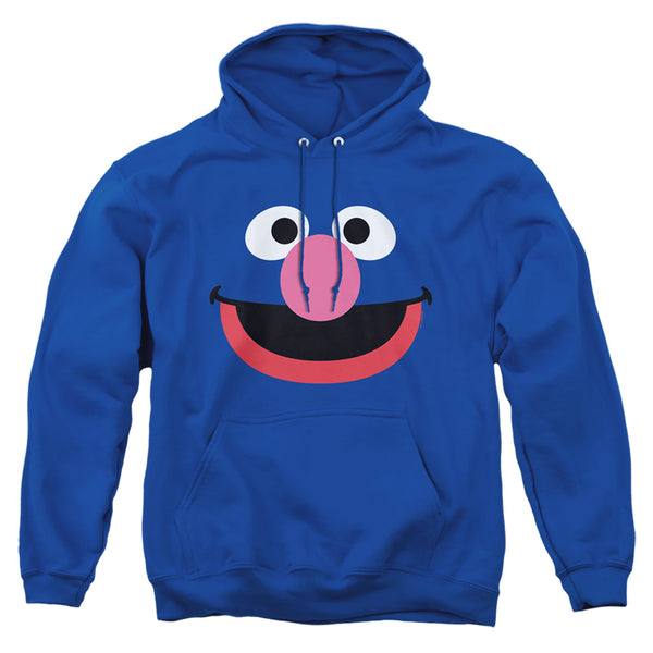 Sesame Street - Grover Face Adult Pullover Hoodie