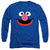 Sesame Street - Grover Face Adult Long Sleeve