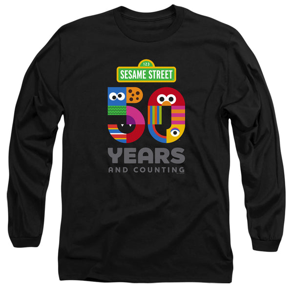 Sesame Street - 50 Years Logo Adult Long Sleeve